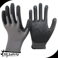 SRSAFETY mico-foam nitrile palm dots gripper working glove